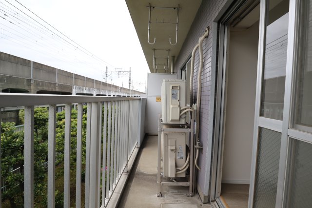 バルコニー　写真は２階です