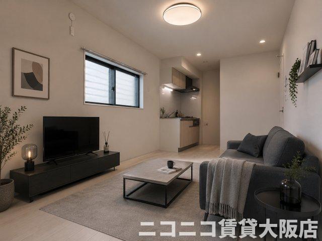 居室・リビング　CG画像です。家具家電付きではありません