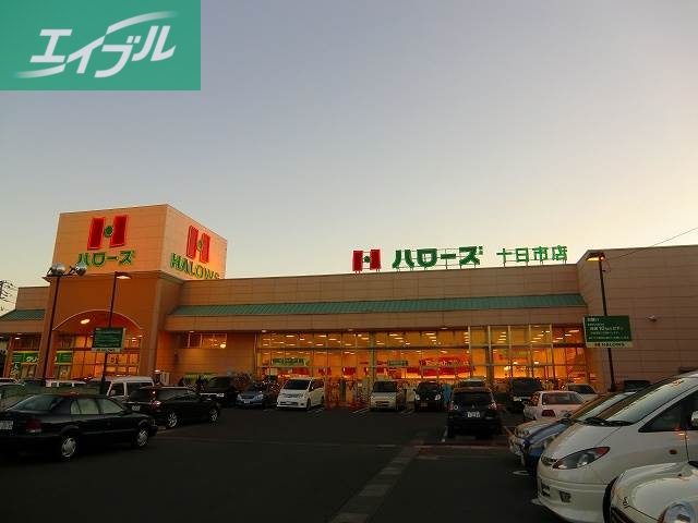 スーパー　ハローズ十日市店（スーパー）まで634m