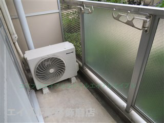 バルコニー　写真は反転のお部屋です