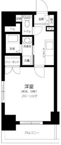 東京メトロ丸ノ内線 四谷三丁目駅 徒歩1分 12階建 築22年の間取り写真