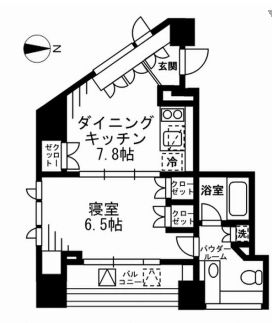 プライムアーバン四谷外苑東の間取り写真