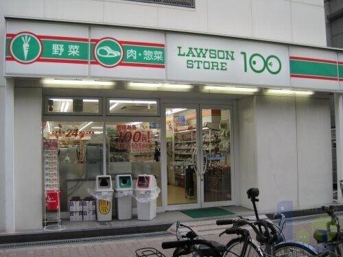 コンビニ　ローソンストア100東淀川小松店（コンビニ）まで160m
