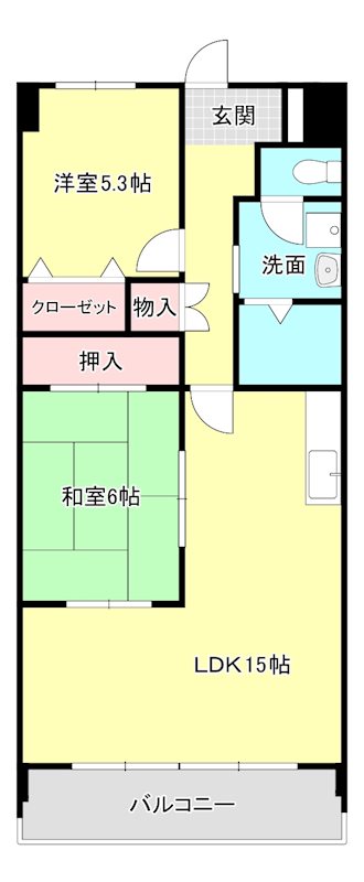 サニーサイドの間取り写真