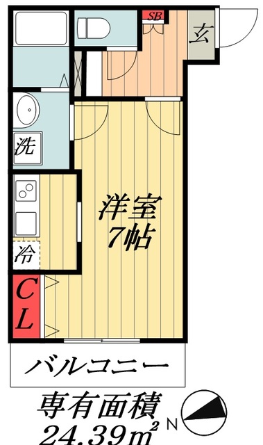 ＪＲ総武線 船橋駅 徒歩13分 3階建 新築の間取り写真