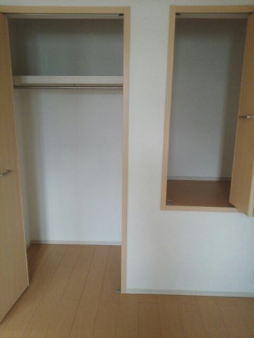 収納　たっぷりとした収納スペースです