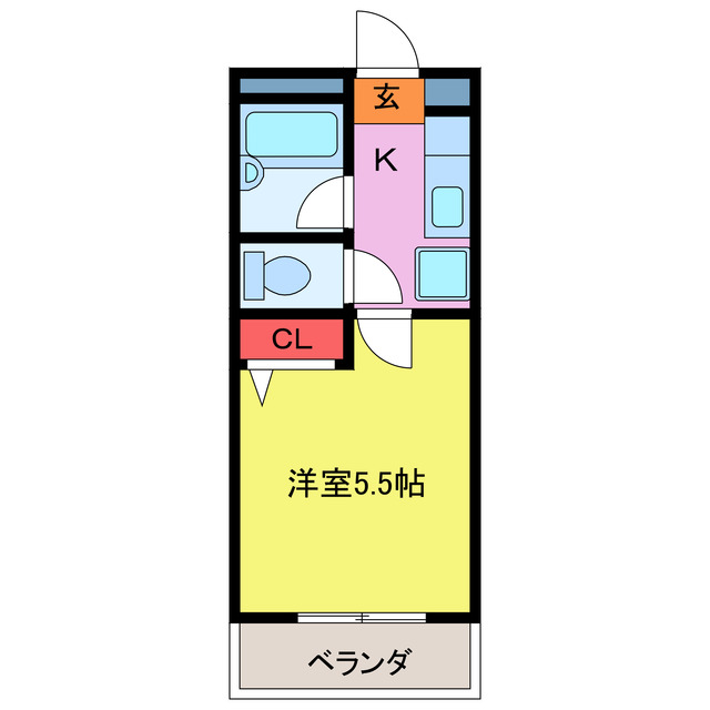 芦山グレイスマンションの間取り写真