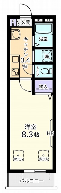 ベルメゾン新百合ヶ丘の間取り写真