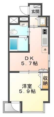 cozy豊中蛍池の間取り写真