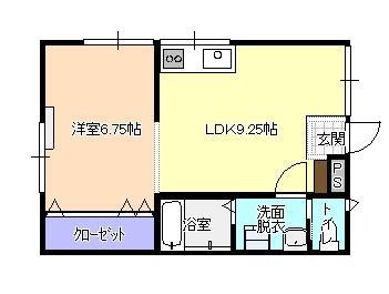 パールハイツ東根の間取り写真