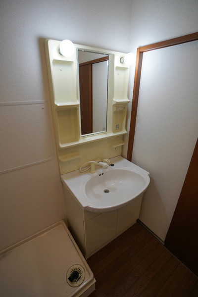 洗面設備　同じ敷地内の別の部屋