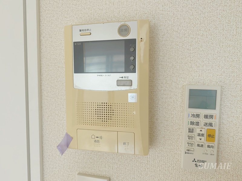 セキュリティ　安心のモニター付きインターホン☆