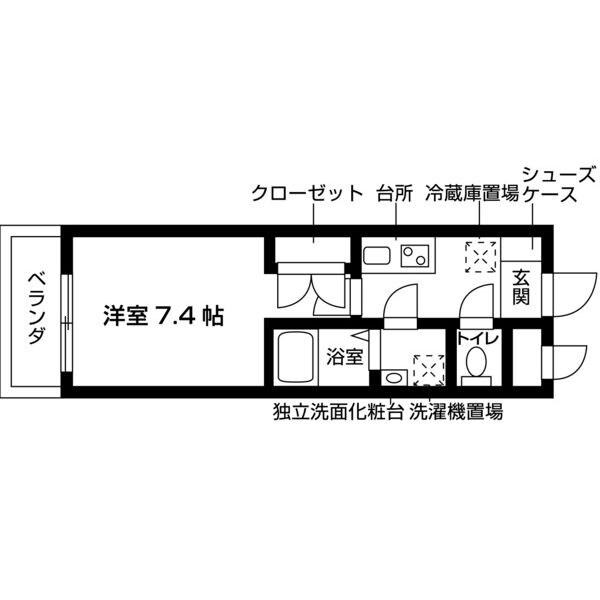 ヌーベルポルト本山の間取り写真