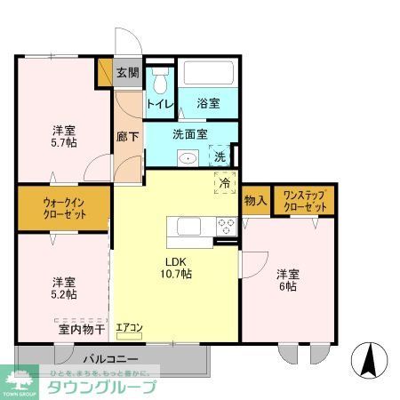 バンゴサン大宮の間取り写真