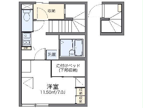 レオパレスソレーユの間取り