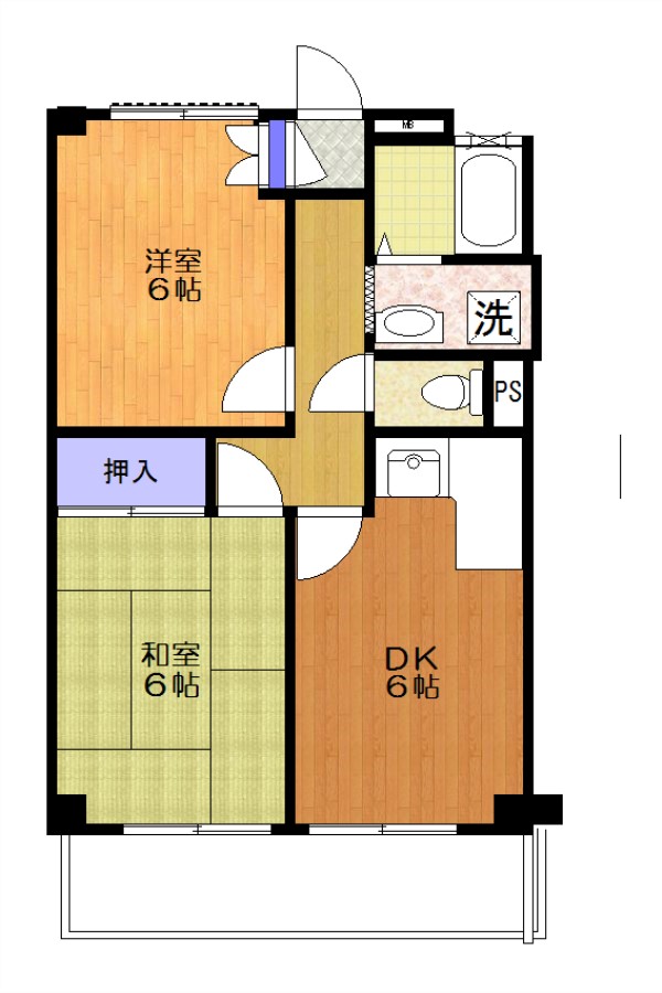 コモドアンソレの間取り