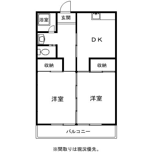 ことぶき荘の間取り