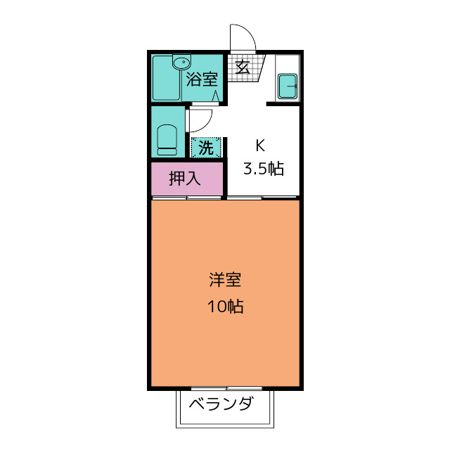 【アーバンステージ２１の間取り】