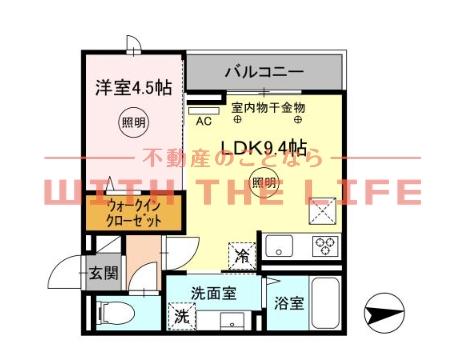 D-ROOM　FIRST　大善寺駅前の間取り