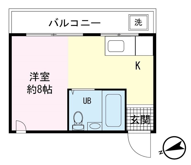 CASA大岡の間取り