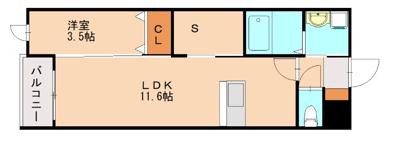 LIFEFIELD 古賀駅前の間取り