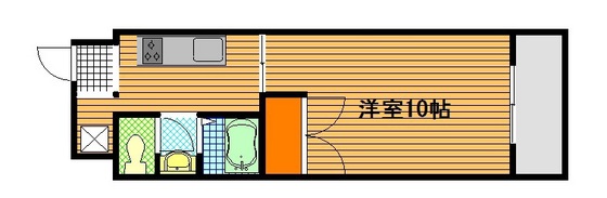 廿日市市地御前のマンションの間取り