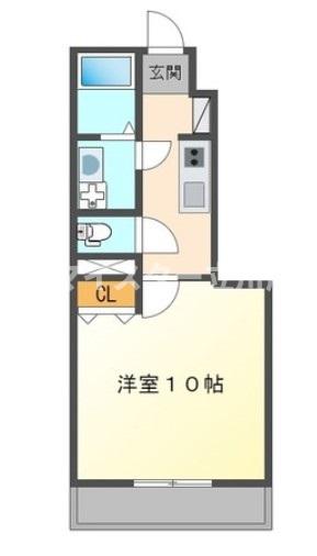 小金井市前原町のアパートの間取り