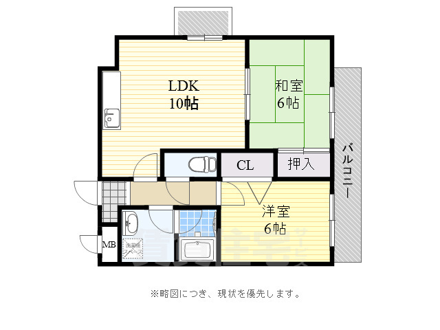 リズロン尼崎の間取り