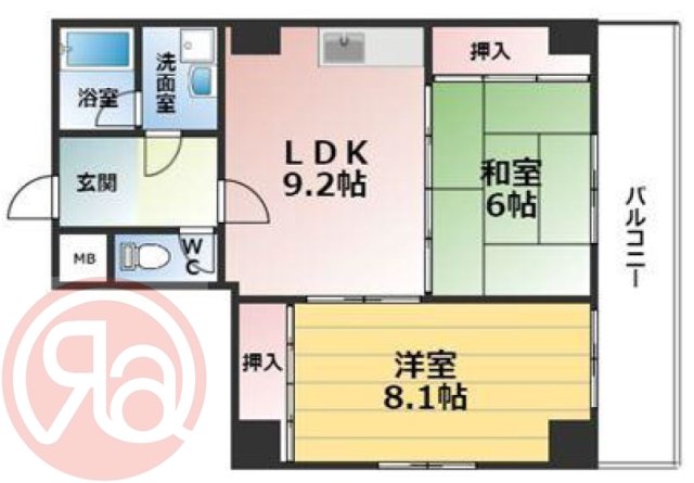 カーサアミの間取り