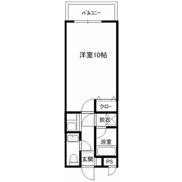 ヒルクレスト大橋駅前ロータリーの間取り