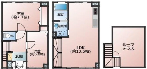 杉並区上荻のマンションの間取り