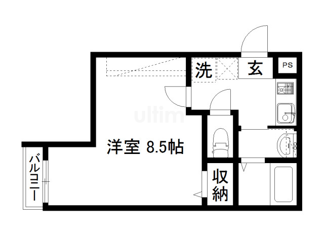 パークサイド梅小路の間取り