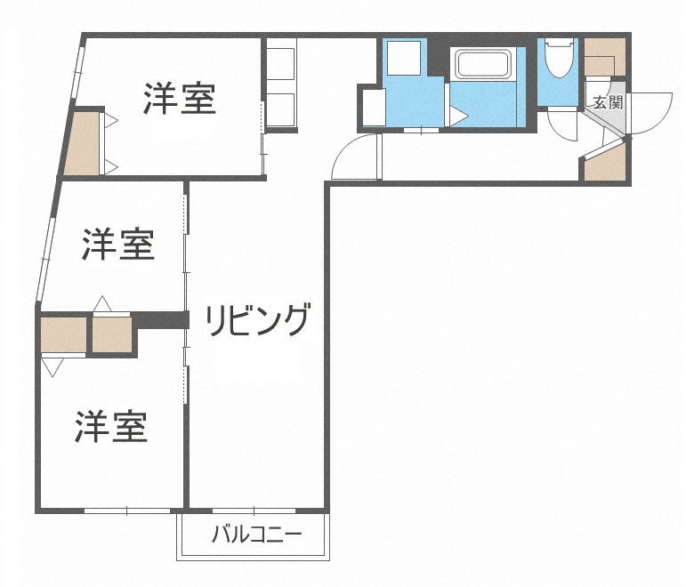 Ｃｏｍｆｙ栄通の間取り