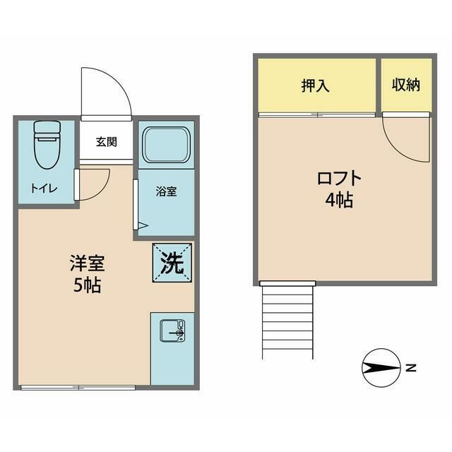 小平市御幸町のアパートの間取り