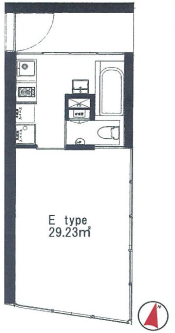 渋谷区猿楽町のマンションの間取り