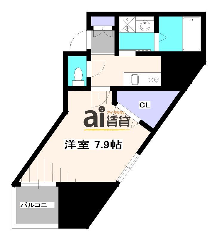 国分寺市南町のマンションの間取り