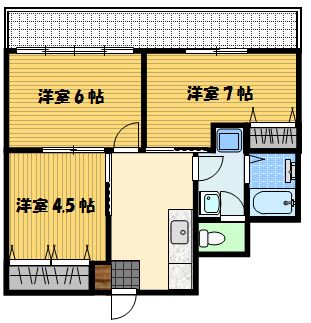 筑後屋柴田ビルの間取り