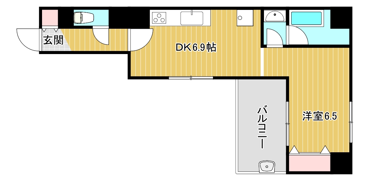 ZEUS桜川プレミアムの間取り