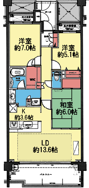 コートヒルズ横濱山手サウスヒルの間取り