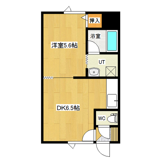 大学ハイツ３の間取り