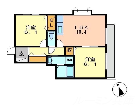 彩の間取り