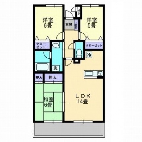 【エトワール太田の間取り】
