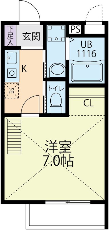 Raffine　栃木の間取り