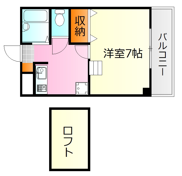 千田パレスの間取り