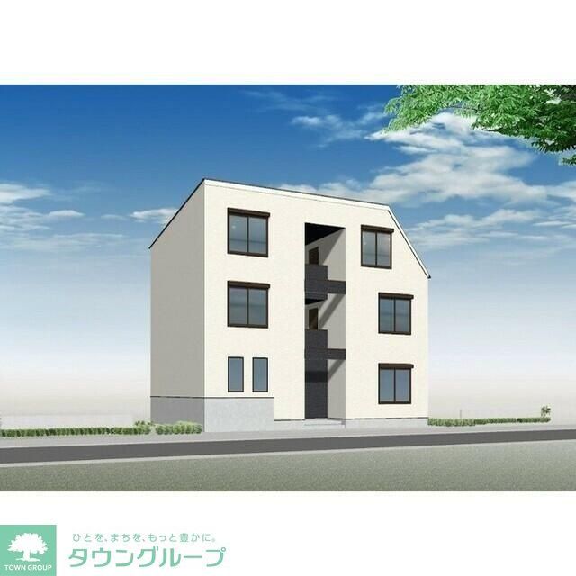 【船橋市二宮のアパートの建物外観】