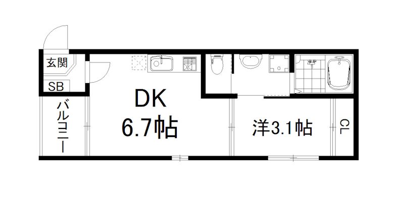 ortensia（オルテンシア）の間取り