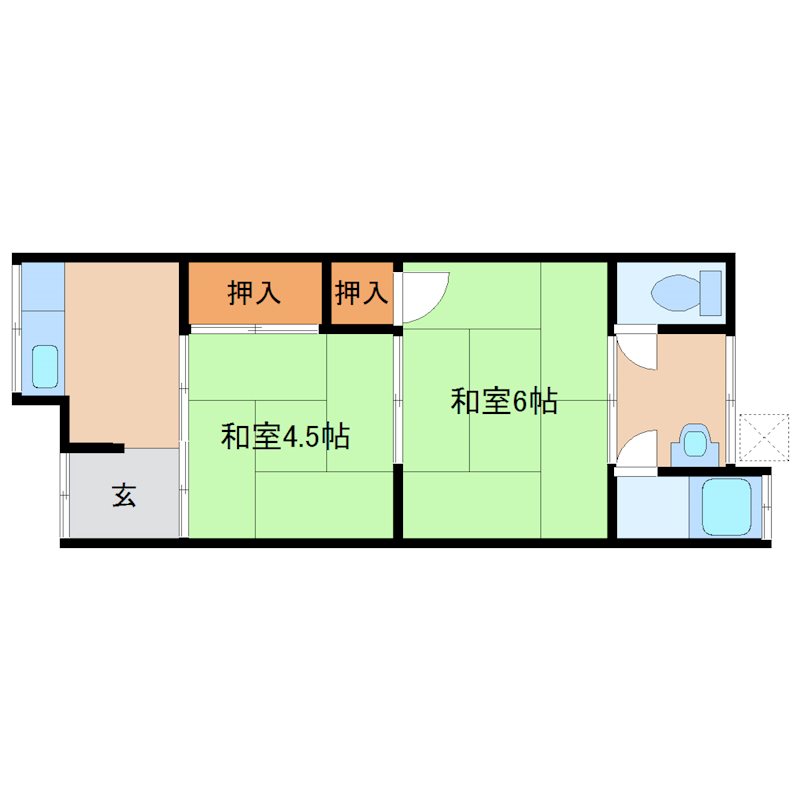 若王寺1丁目文化の間取り