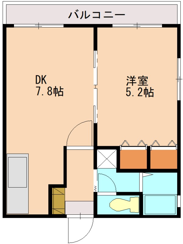 アルファディオ百道の間取り