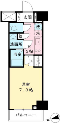 ACOLT府中緑町の間取り