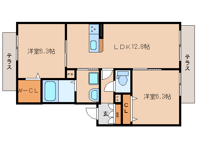 フェリオ城山台イーストの間取り